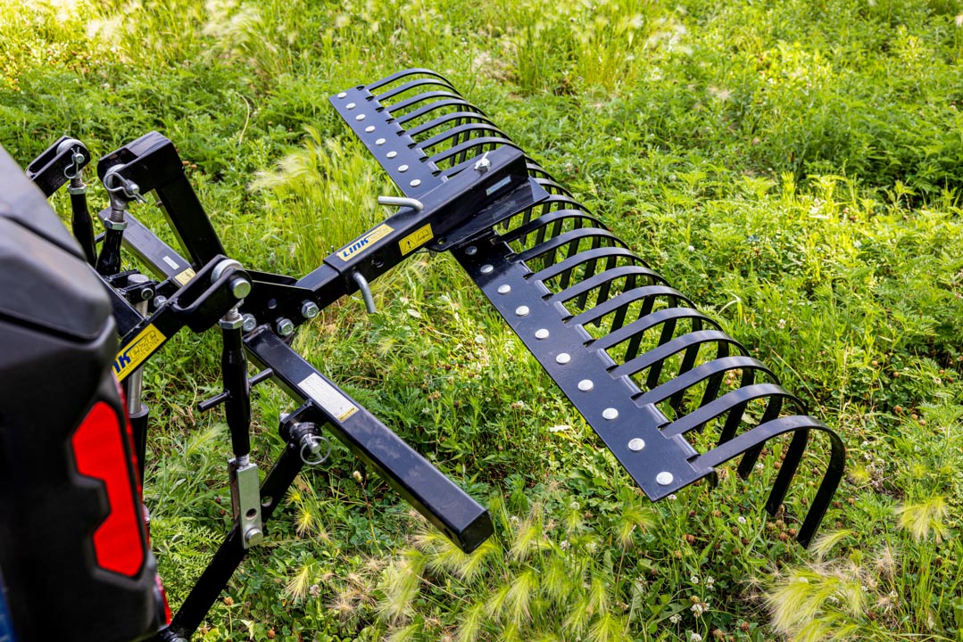 LinkEZE Landscape Rake – Durable Debris and Gravel Clearing Attachment