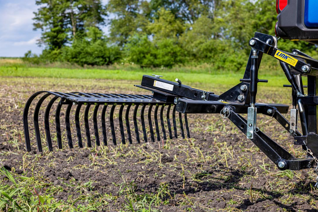 LinkEZE Landscape Rake – Durable Debris and Gravel Clearing Attachment