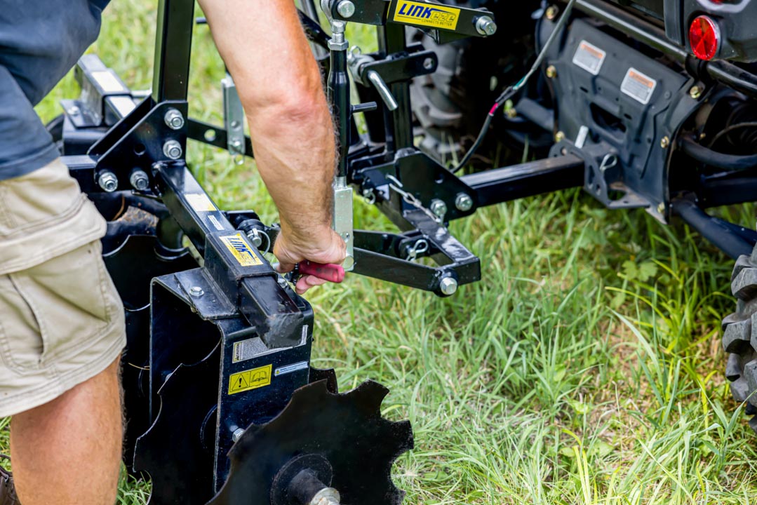 LinkEZE Disc Harrow – Soil Preparation Attachment for ATV/UTV
