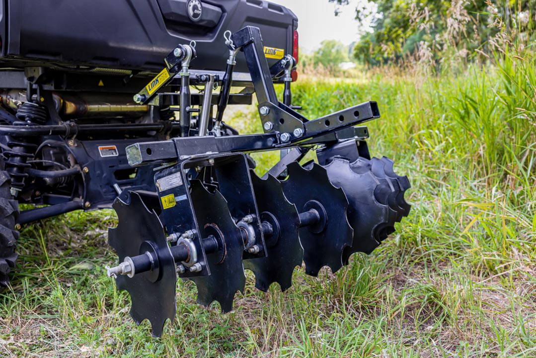 LinkEZE Disc Harrow – Soil Preparation Attachment for ATV/UTV