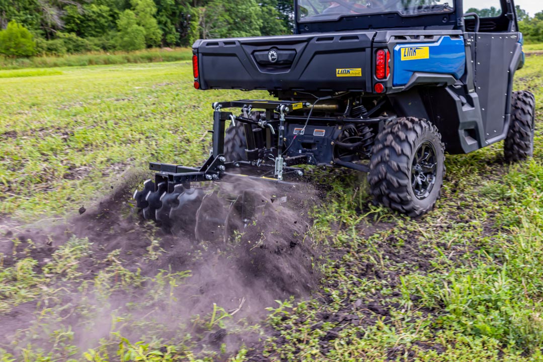 LinkEZE Disc Harrow – Soil Preparation Attachment for ATV/UTV