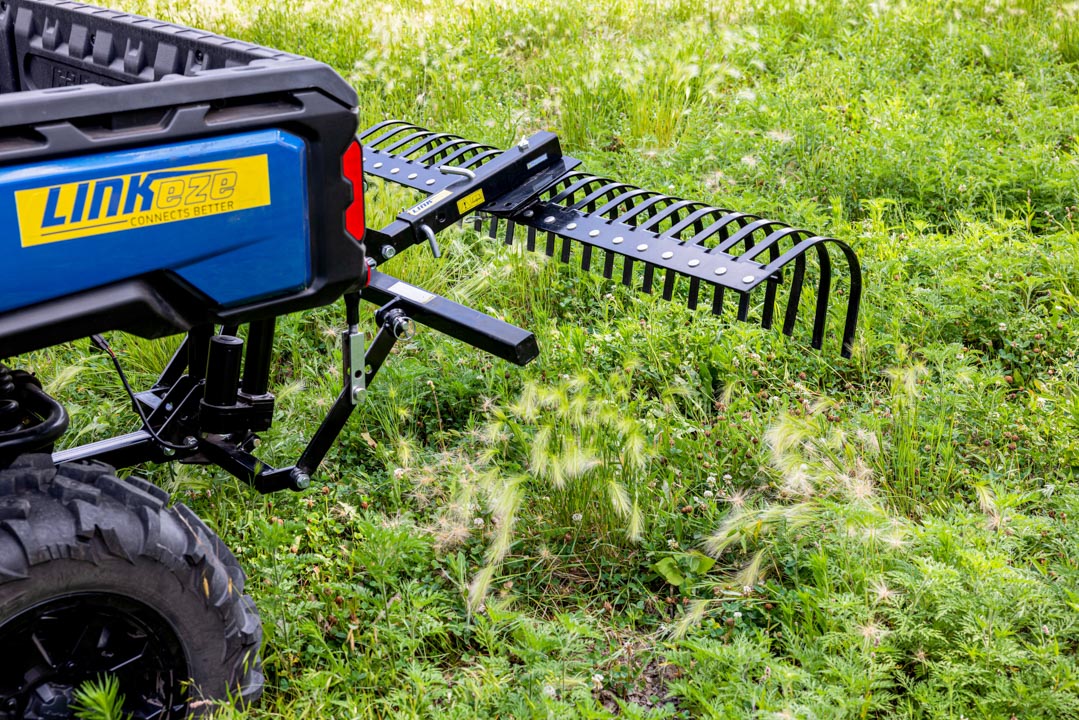 LinkEZE Landscape Rake – Durable Debris and Gravel Clearing Attachment